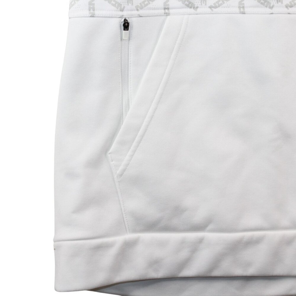 Nike Therma Fit 3XL All Over Print White Gray Hoodie Nike Spell Out Streetwear - Picture 11 of 16